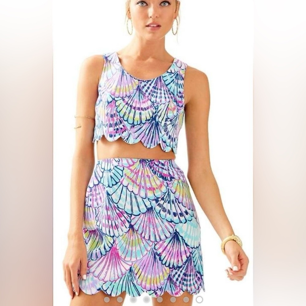 Lilly Pulitzer Multicolor Skirt Set
